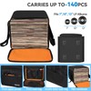 IBVIVIC Vinyl Carrying Bag Album Storage Case Hold 140Pcs Lp