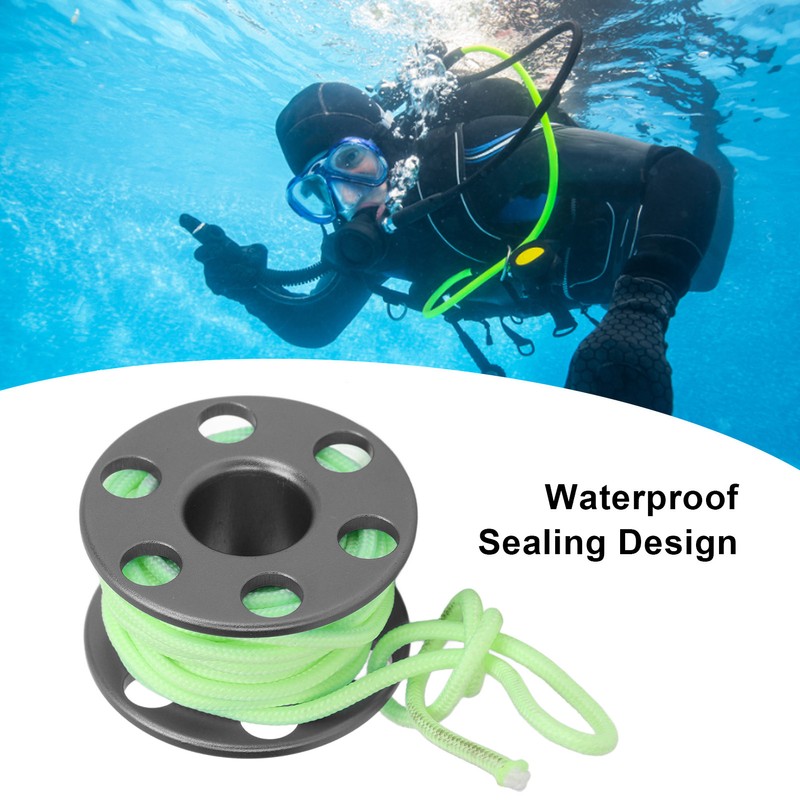 Scuba Diving Reel with SS316 Anti Twist Device Waterproof Spool