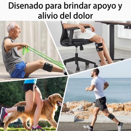 BTOOTB Aparato para Dolor de Ciatica, Rodillera Ortopedica para Dolor de Rodilla, Rodillera Deportiva Ajustables, Alivio Del Dolor De Ciática para Dolor Antideslizante, Transpirable, Unisex