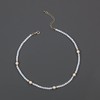 COAI Gemstones Choker 2 Pieces, Stainless Steel Moonstone Stainless steel,