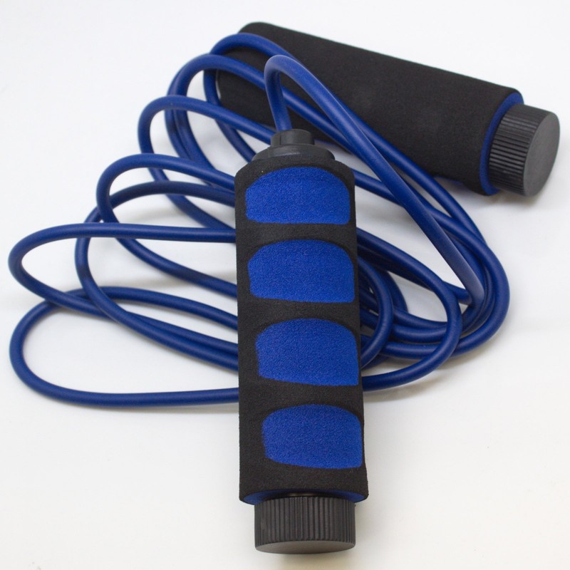 SAS Foam Handle Jump Rope (Navy)
