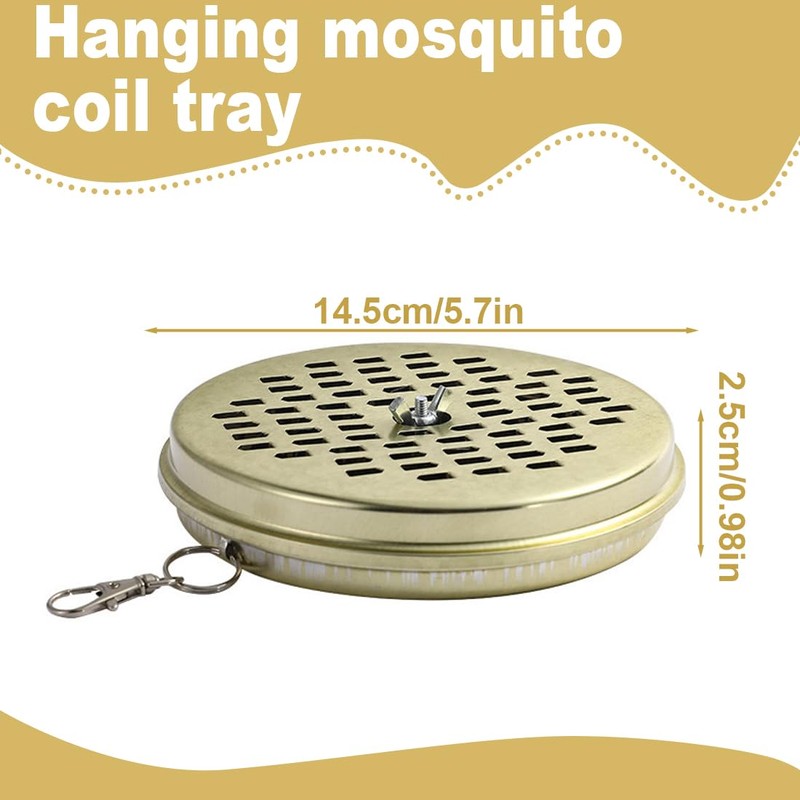 BEPSYOM Mosquito Coil Discs, Environmentally Friendly Mosquito Coils, Reusable Old