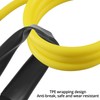 QWORK® 5Pcs Resistance Bands Set, 150LB/68kg Strength, with 2 Foam