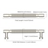 Asidrama 10 Pack 5 Inch(128mm) Brushed Satin Nickel Cabinet Pulls