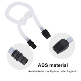 Melodica Mundstück Tube, 57cm lang flexibles Kunststoffrohr Mundstück Ersatzteile Instrument Zubehör