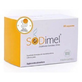 Suplemento Superóxido Dismutasa Sodimel Aminoácidos Ceramidas Antioxidante Antiedad Cápsulas