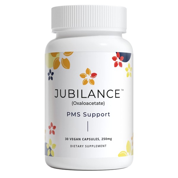 Jubilance PMS Support - Oxaloacetate PMS Relief Vitamin for Women (New Look, Same Clinically Proven Formula)