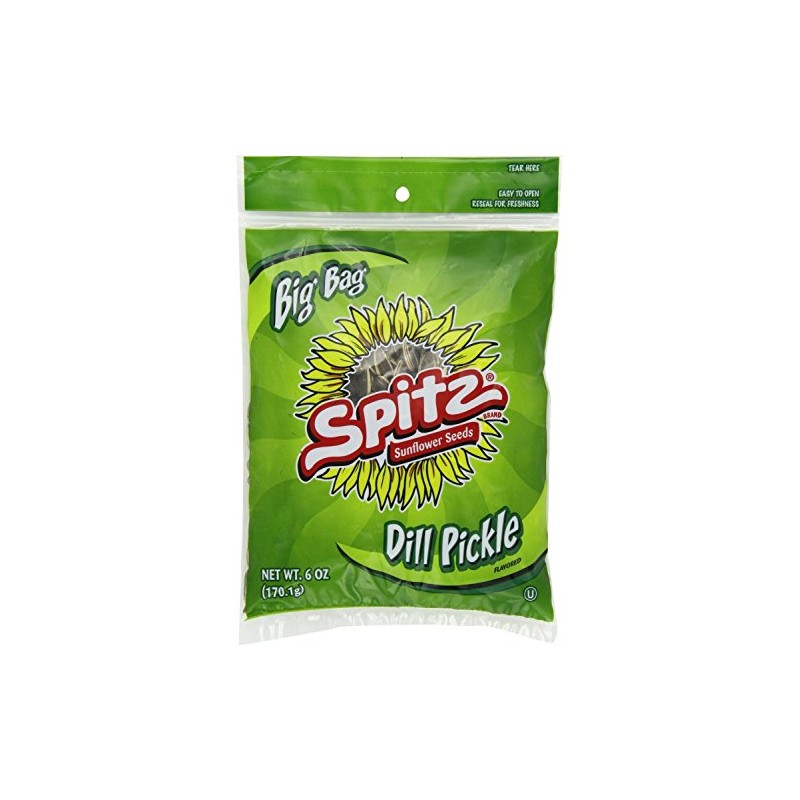 Spitz, Sunflower Seeds, Dill Pickle, 6 Ounce