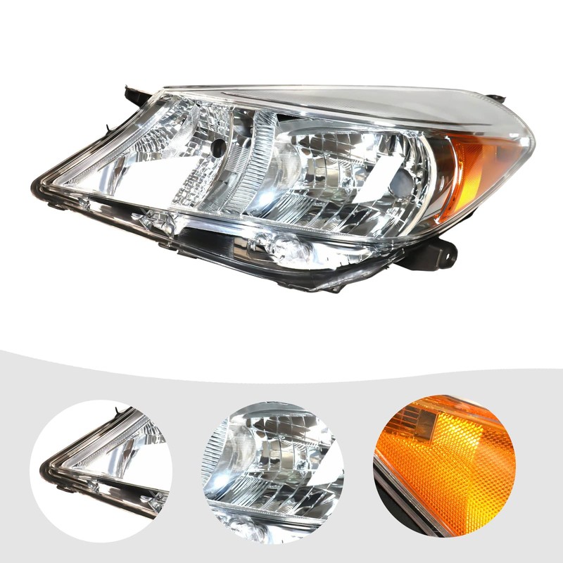Headlamp Assemble For 2012 2013 2014 Toyota Yaris L/LE Hatchback