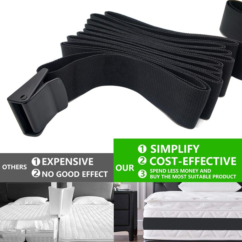 Mattress Holder, Connects two Mattresses to a Large Lying Surface,
