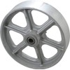 Albion CA0820112 8" Cast Iron Caster Wheel, 2" Tread Width,