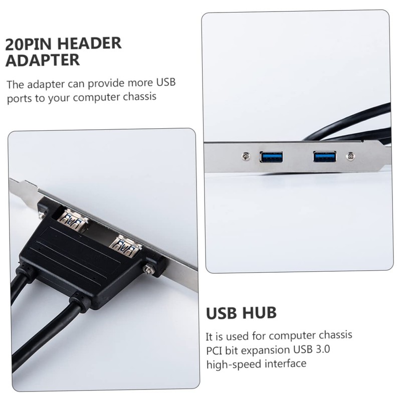 CIYODO USB to Dual USB Pci Slot Hub Adapter Expansion