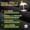 15 x 15 ft Pond Liner Underlayment with 10 U-pins,