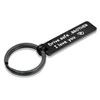Black Keyring Drive Safe Keychain I Love You Keychains Gift