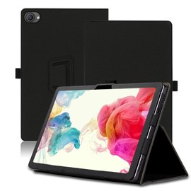 Case for HiGrace C10 10 inch, HiGrace C10 Tablet Case, Folding Stand Protective Cover with Pencil Holder and Wrist Strap, Full Protection. (Black)