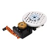 Servo Steering Gear Box 3:1 Ratio Feedback Continuous Mode Servo