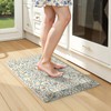 KIMODE Comfort Kitchen Mats for Floor Cushioned Anti Fatigue,Farmhouse Floral