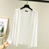 fyetemon Cardigan, Women's, Cooling Protection, UV Protection, Sunscreen, Solid, Simple,