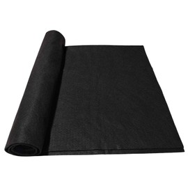 Jtnohx Black Felt, Felt Fabric for Crafting, Soft Fabric Sheets for Art and Sewing Projects 1.4mm Thick 91x225CM Flexible
