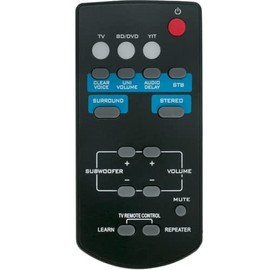 FSR60 WY57800 Replace Remote Control Compatible with Yamaha Soundbar ATS-1010 YAS-101 YAS-101BL YAS-CU201 ATS1010 YAS101 YAS101BL YFSR60 FSR62 ZC94940