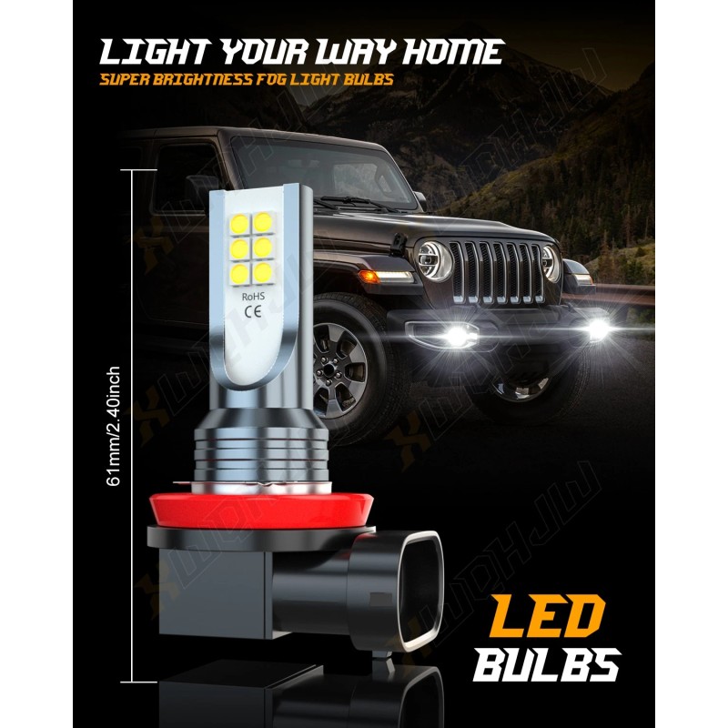 CHUSYYRAY 9005 H11 H11 LED Headlight + Fog Light Super