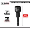 ARES 70029 - Metric Impact Magnetic Nut Driver Set -