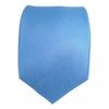 Designer Silk Tie Blue Rep Baby Blue Plain Silk Tie