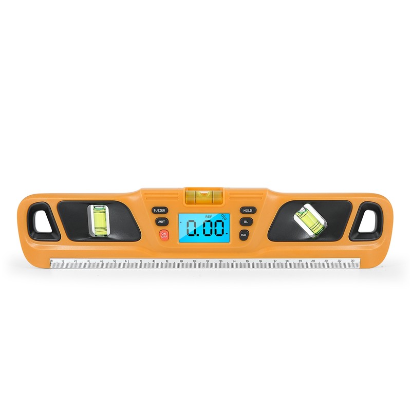 Digital Protractor LCD Display Stainless Steel Magnetic Level Multifunctional Angle