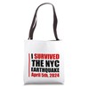 NYC Earthquake I Survived Earthquake Emergency Kit Tote Bag