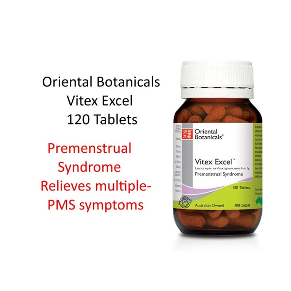 Oriental Botanicals Vitex Excel 120 tablets ( Premenstrual Syndrome )