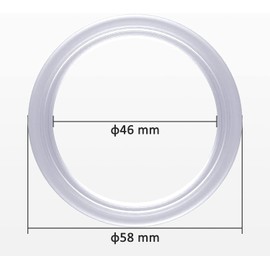 Silicone Gasket Steam Seal Ring Group Head Gasket 3pcs For Delonghi Dedica EC680 EC685 EC695 EC820 EC785 EC885 EC850 EC860 EC9335M EC9355M EC9665M DEDICA EC680/EC685 & Smeg ECF01