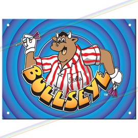 Metal Signs - Bullseye. Man Cave Tin Metal Sign Hanging Wall Plaque Kitchen Shed Garage. Large (27cm x 18cm)
