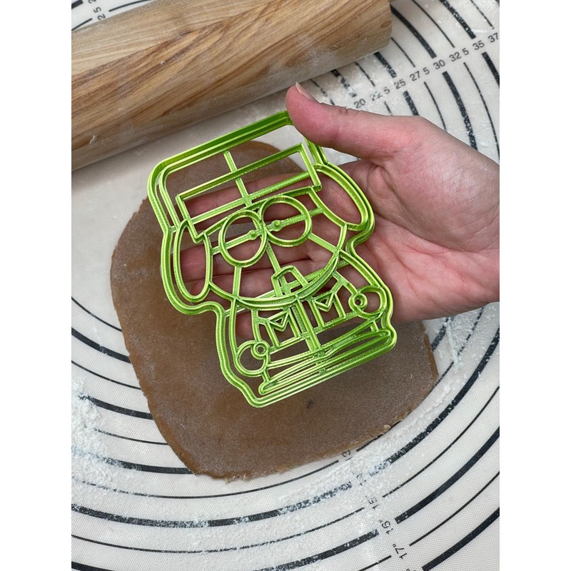 Kyle Broflovski Cookie Cutter & Mold 4-Inch-Scale Produced by 3D