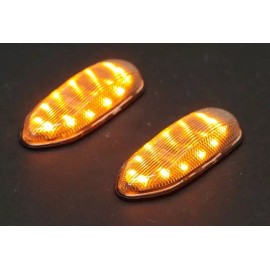 Sixty61 GSXR 600 750 2006-2025 Flush Mount LED Turn Signal Lights Smoke Mirror Block Off