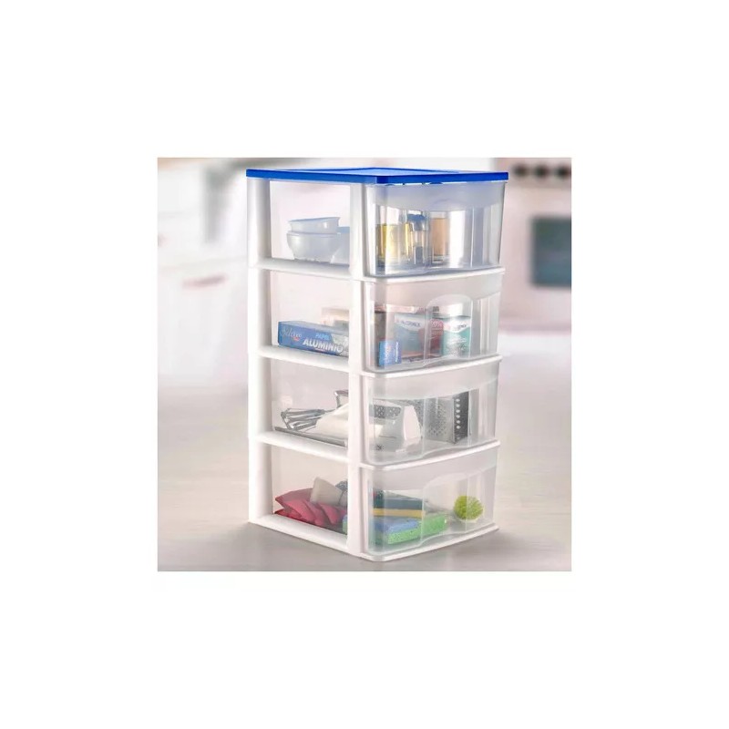 Liftor Gabinete Organizador Cajonera 4 Cajones Altos Gran Capacidad