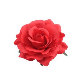 Lofruiin Women's Vintage Elegent Rose Flower Hairpin Hair Clip with Brooch for Party Travel Festivals (Red)
