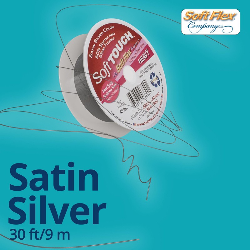 Soft Touch 49 strand Beading Wire .024 Inch 30 Ft