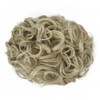 Yamel Chignon Hairpiece Curly Bun Scrunchie Extensions Ash Blonde Synthetic