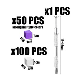 150 Pieces Nail Sponges, 1 Piece Gripper Mini Square Sponges Ombre Nail Brush Nail Art Tools Sponge Brush Nail Art Tools