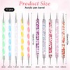 Pack of 10 Dotting Pen, Rhinestone Nail Design, Marbleizing Tool