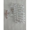 Catholic Clear Glass 5 Decade Rosary