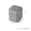 Papten Exquisite Velvet Wedding Ring Box 3 Slot Ring Gift