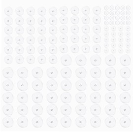 Pyroclasia Mixed Size Anti Game Disc Game Meat Piercing No Pull Piercing Disc Game Plate Earring Backs, Rubber