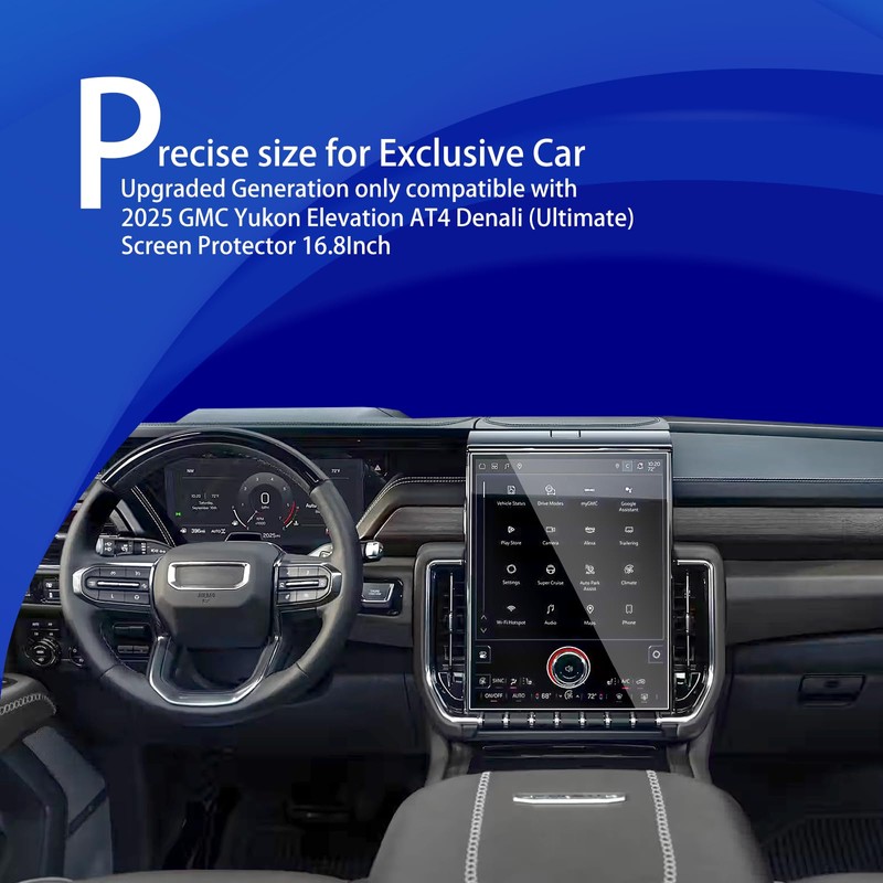 2025 Yukon Tempered Glass Screen Protector for 2025 GMC Yukon