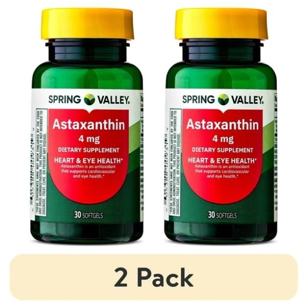 Spring Valley (2 Pack) Spring Valley Astaxanthin 4mg 30 Ct