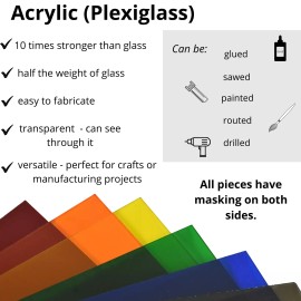 BuyPlastic 2074 Gray Transparent Colored Acrylic Sheet   1/4" x 24" x 48"