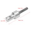 Hapivida 1 to 3 Auger Drill Bit Adapter Carbon Steel