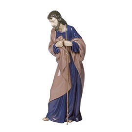 NAO Saint Joseph. Porcelain Saint Joseph Figure.