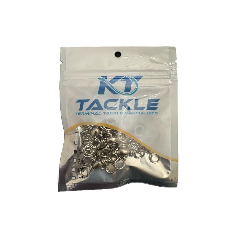 KT Tackle Sea fishing 3 way swivels 4 sizes avaliable