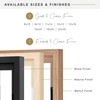 MCS Canvas Float Frames 18x24 Frame, Walnut Woodgrain for Finished